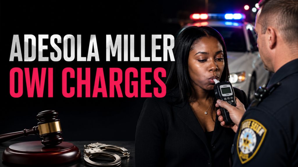 Adesola Miller OWI Charges