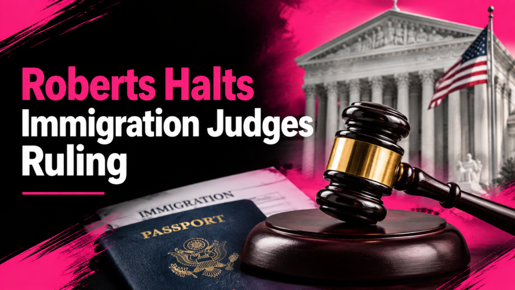 Roberts Halts Immigration Judges Ruling