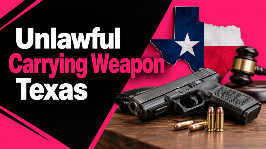 Unlawful Carrying Weapon Texas