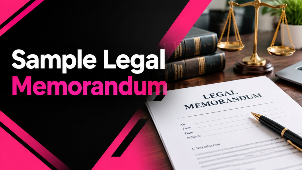 Sample Legal Memorandum