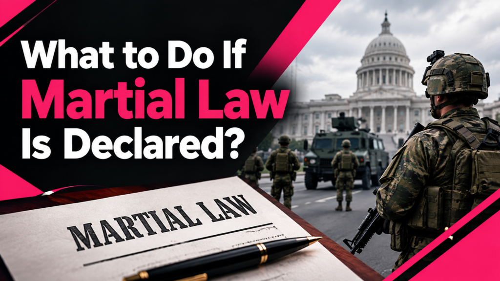 What to Do If Martial Law Is Declared