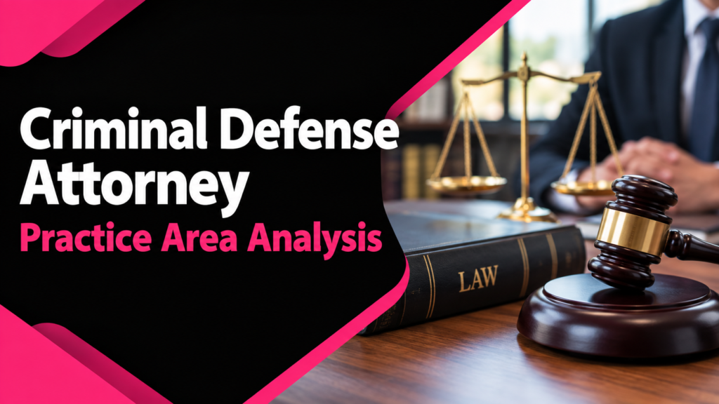 Criminal Defense Attorney Practice Area Analysis