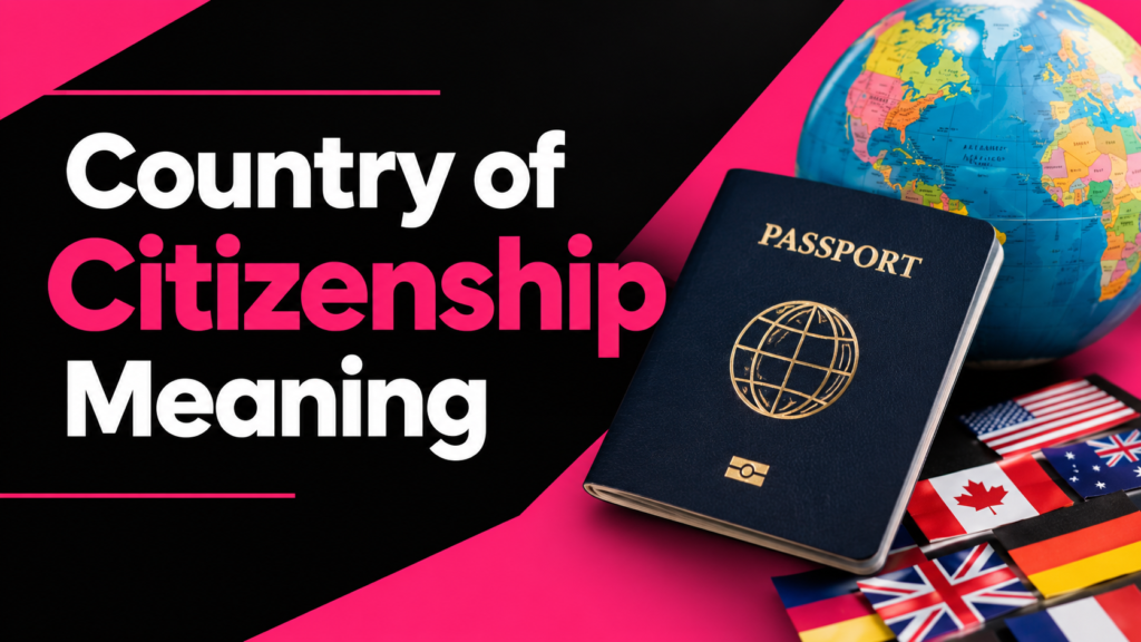 Country of Citizenship Meaning
